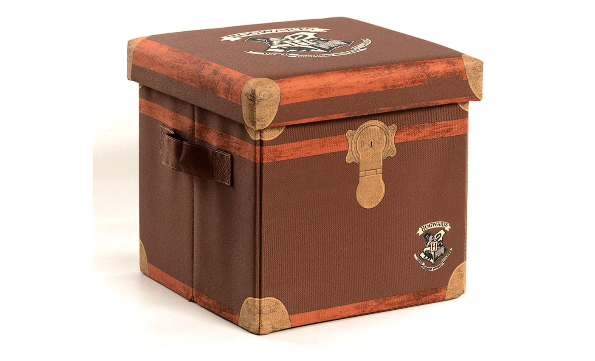 Seven Times Six Harry Potter Hogwarts Storage Bin with Lid 10" X 10" X 10"