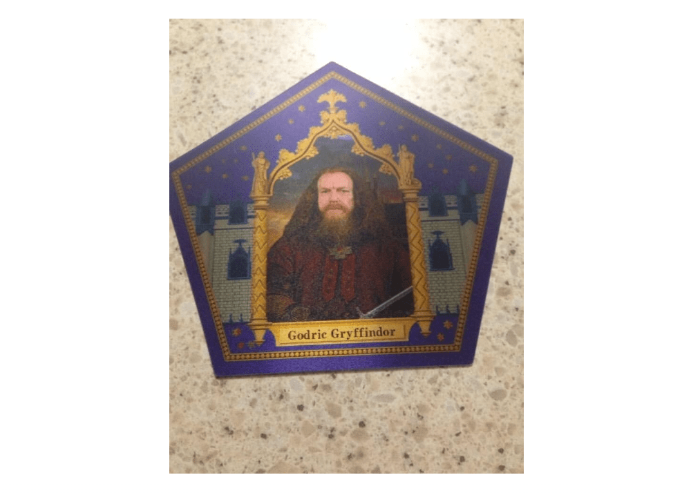 Authentic Harry Potter Wizarding World Chocolate Frog Card - Godrie Gryffindor Universal Studios