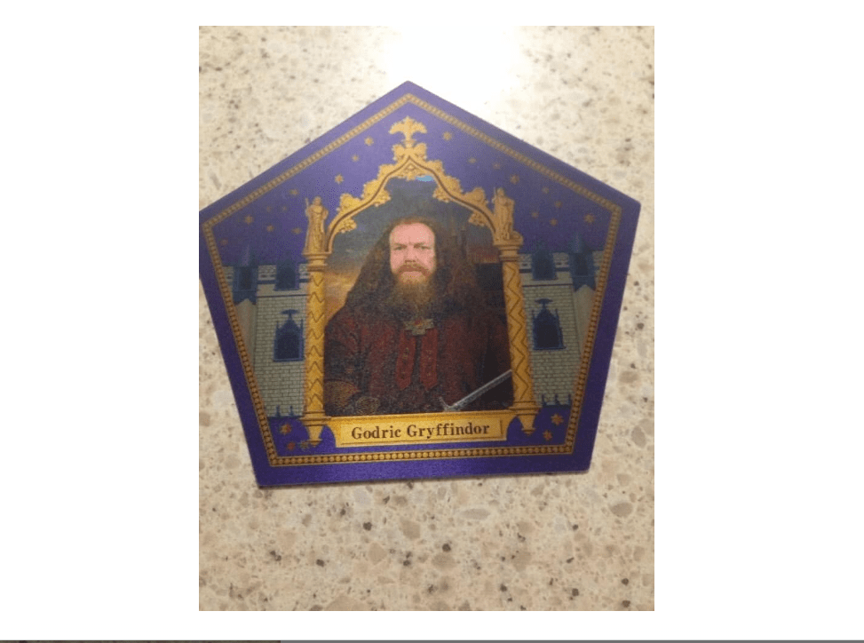 Authentic Wizarding World of Harry Potter Chocolate Frog Card - Godrie Gryffindor Universal Studios