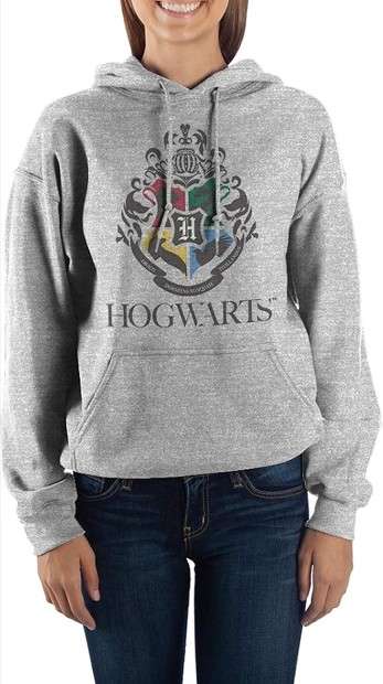 Bioworld Harry Potter Hogwarts Crest Hooded Sweatshirt