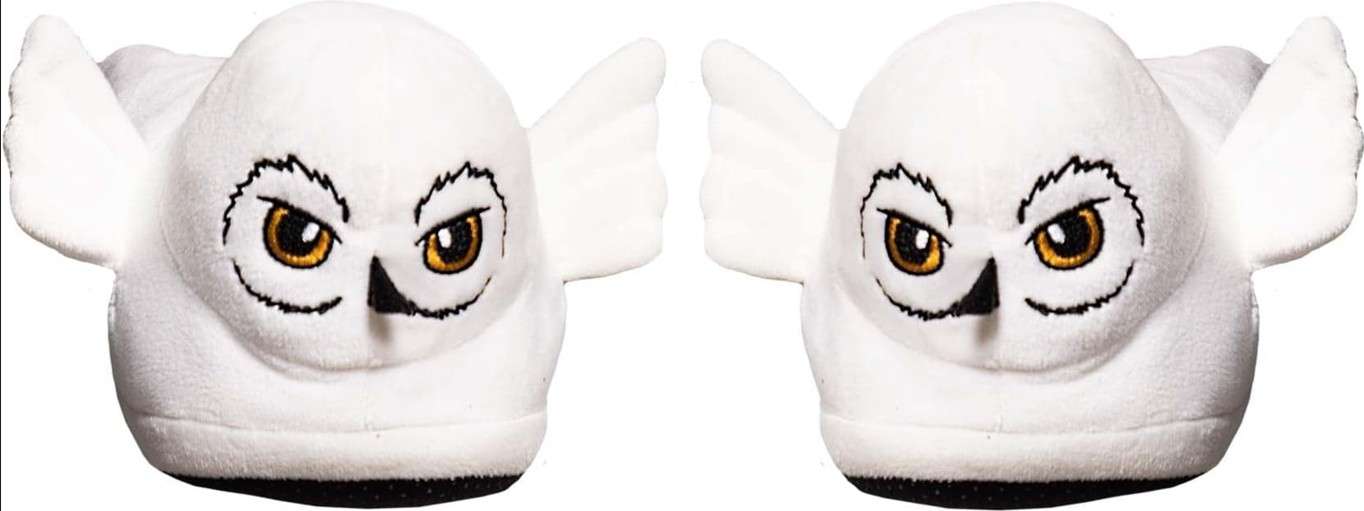 Ground Up Harry Potter Hedwig Slippers for Adults