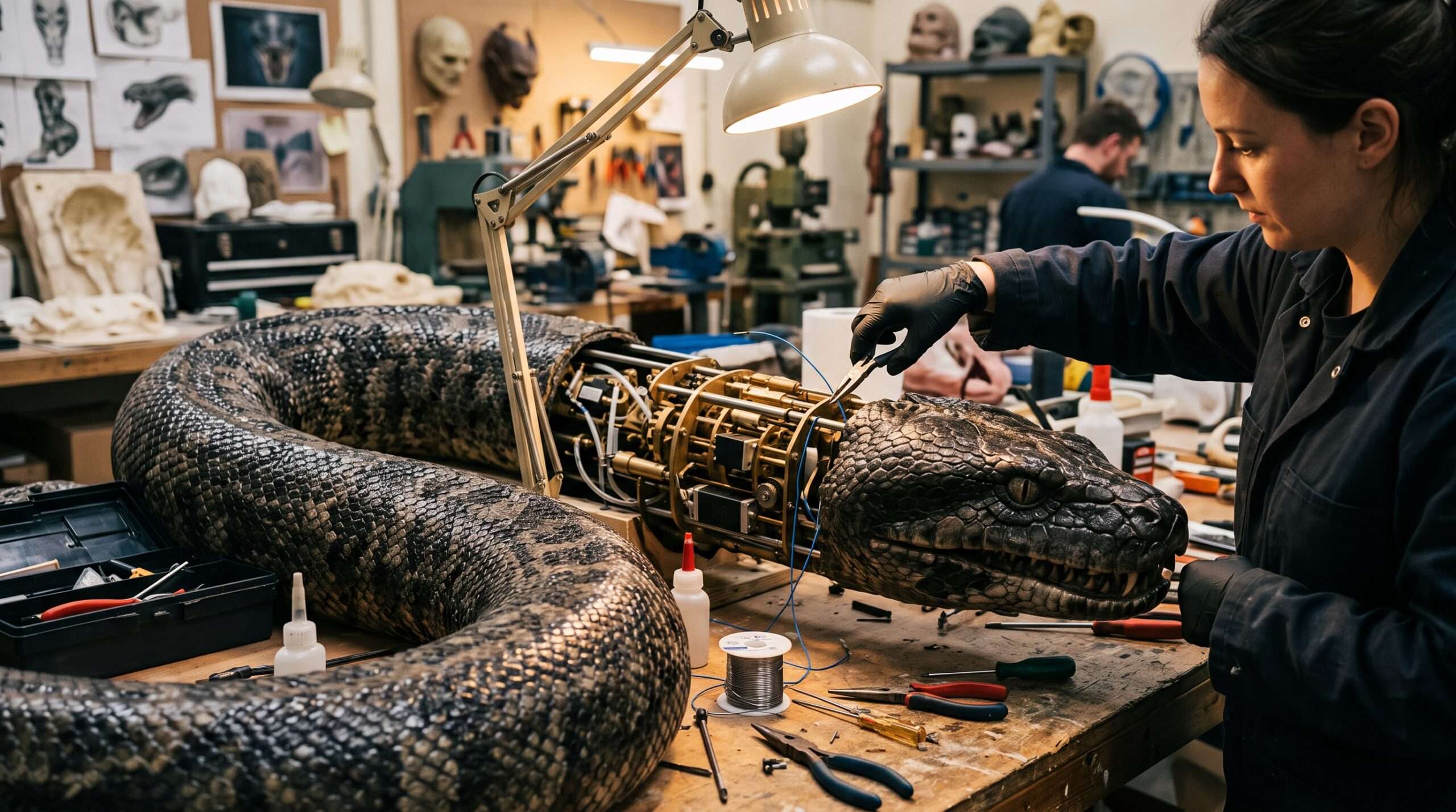 Warner Brothers Halloween Nagini Creatures Workshop Animatronics Making Of Harry Potter