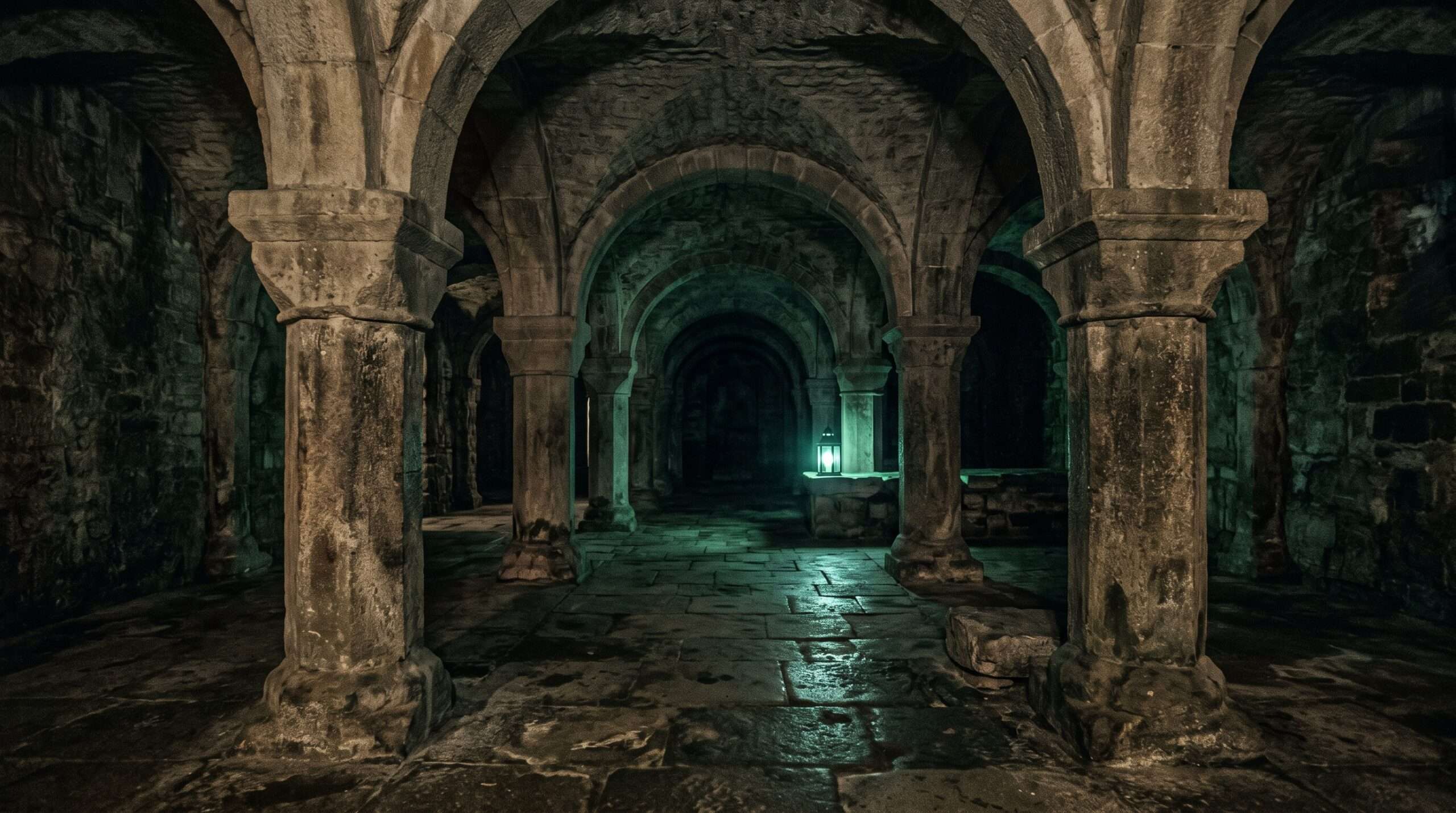 Christ Church Cathedral Dublin crypt interior Hogwarts Slytherin dungeon.