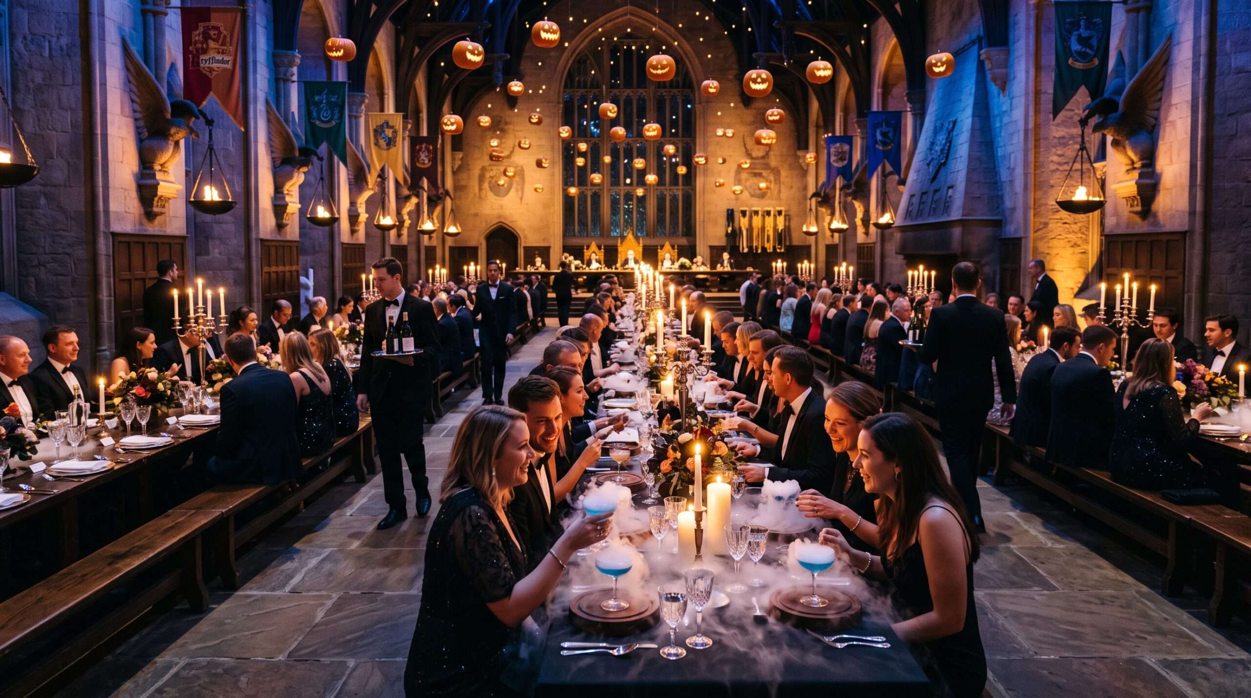 Warner Brothers Halloween Hogwarts After Dark Great Hall Premium Dinner Event