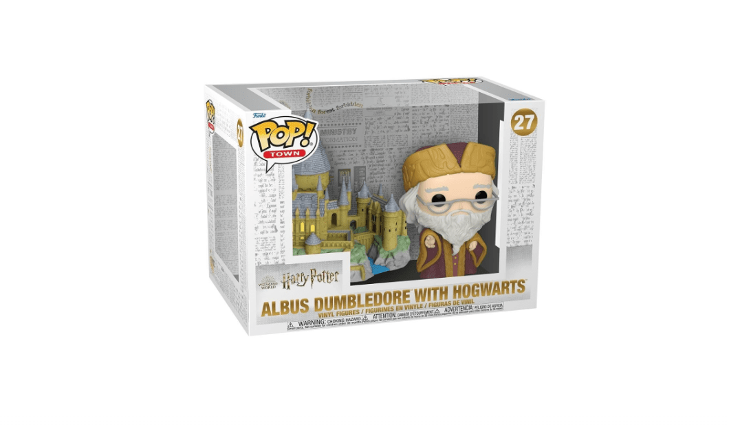Funko POP! Town: Harry Potter Anniversary - Albus Dumbledore with Hogwarts | Official Fantasy Merch - Collectable Vinyl Figurine for Shelf Display -...
