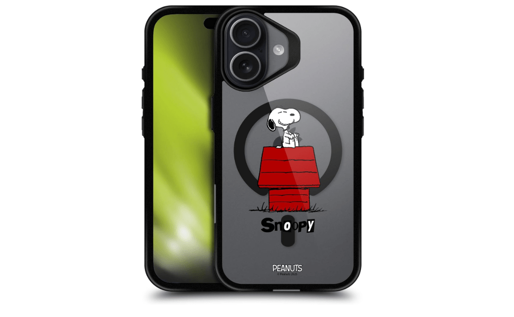 Head Case Designs Officially Licensed Peanuts Classic Snoopy & Friends Black Shockproof Bumper Case [Military Grade Protection] Compatible with Apple... 
