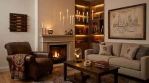 harry potter themed living room