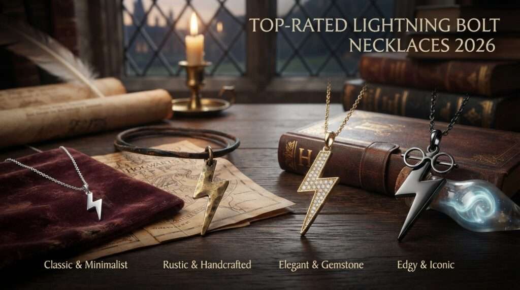 lightning bolt necklace harry potter