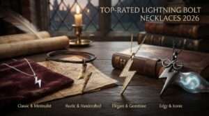 lightning bolt necklace harry potter