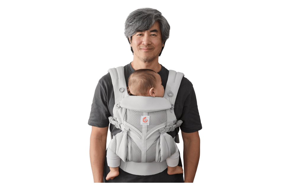 Ergobaby Omni Classic Baby Carrier for Newborn to Toddlers 0-48 Months | 4-Position Breathable Mesh Baby Carrier with Ergonomic Support, Fits 7-45 lbs,...