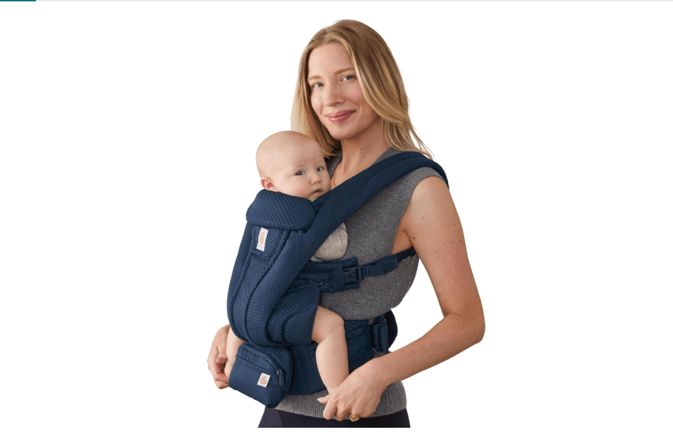 Ergobaby Omni Deluxe Baby Carrier for Newborn to Toddlers 0-48 Months | 4-Position Breathable Mesh Baby Carrier with Ergonomic Support, Storage Pockets, and...