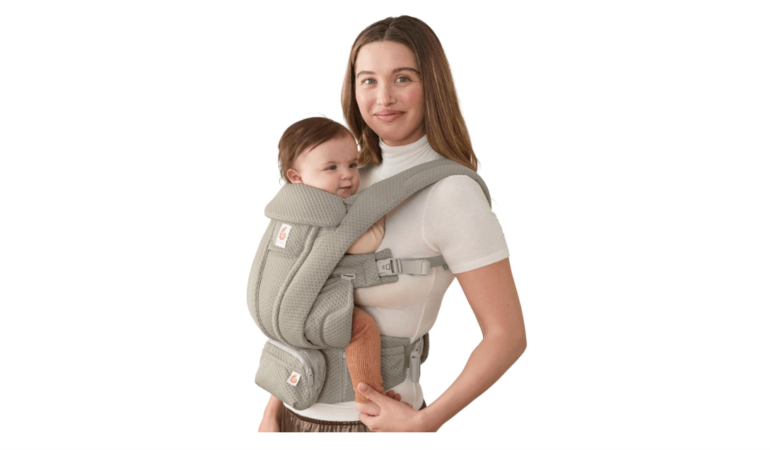 Ergobaby Omni Deluxe Baby Carrier for Newborn to Toddlers 0-48 Months | 4-Position Breathable Mesh Baby Carrier with Ergonomic Support, Storage Pockets, and...