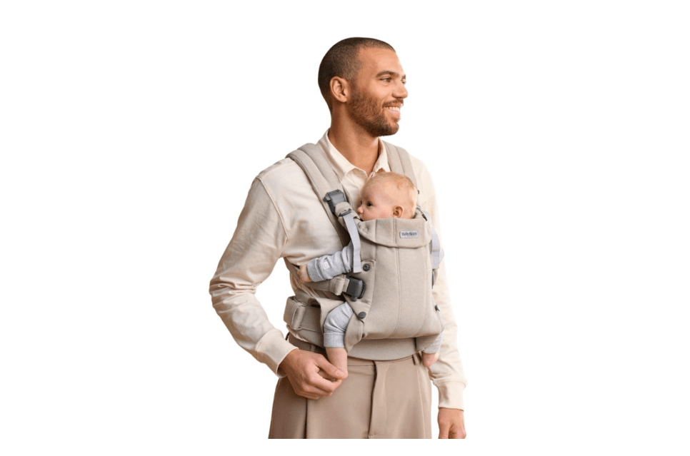 BabyBjörn Baby Carrier Harmony, Woven mélange, Light Beige | 3-in-1 Ergonomic Baby Carrier; Newborn, Facing-in, Outward-Facing, and Back Carrying Positions...