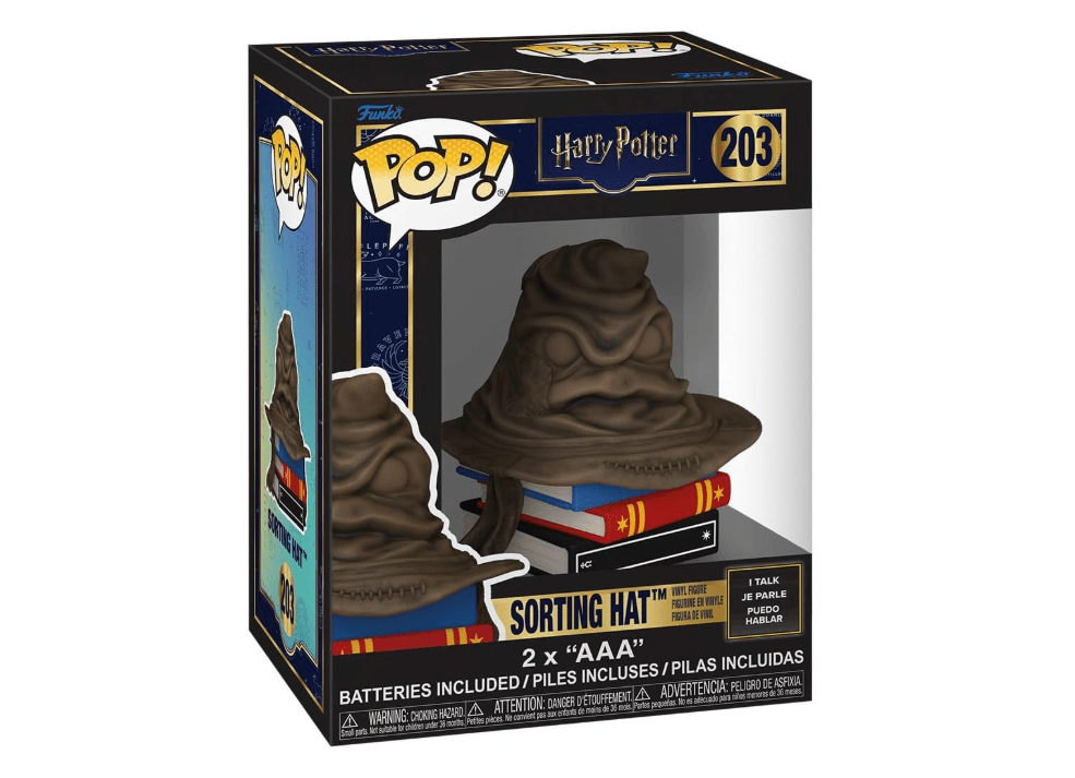Funko POP! SFX: Harry Potter - Sorting Hat | Official Merch - Collectable Vinyl Figurine for Shelf Display - Birthday Gift Idea for Fans and Collectors