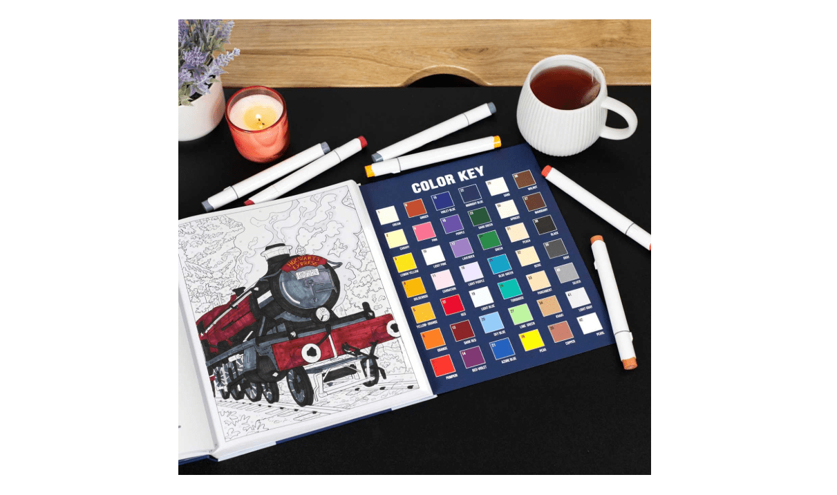 Harry Potter Color-by-Number - Coloring Book for Teens and Adults, Officially Licensed
