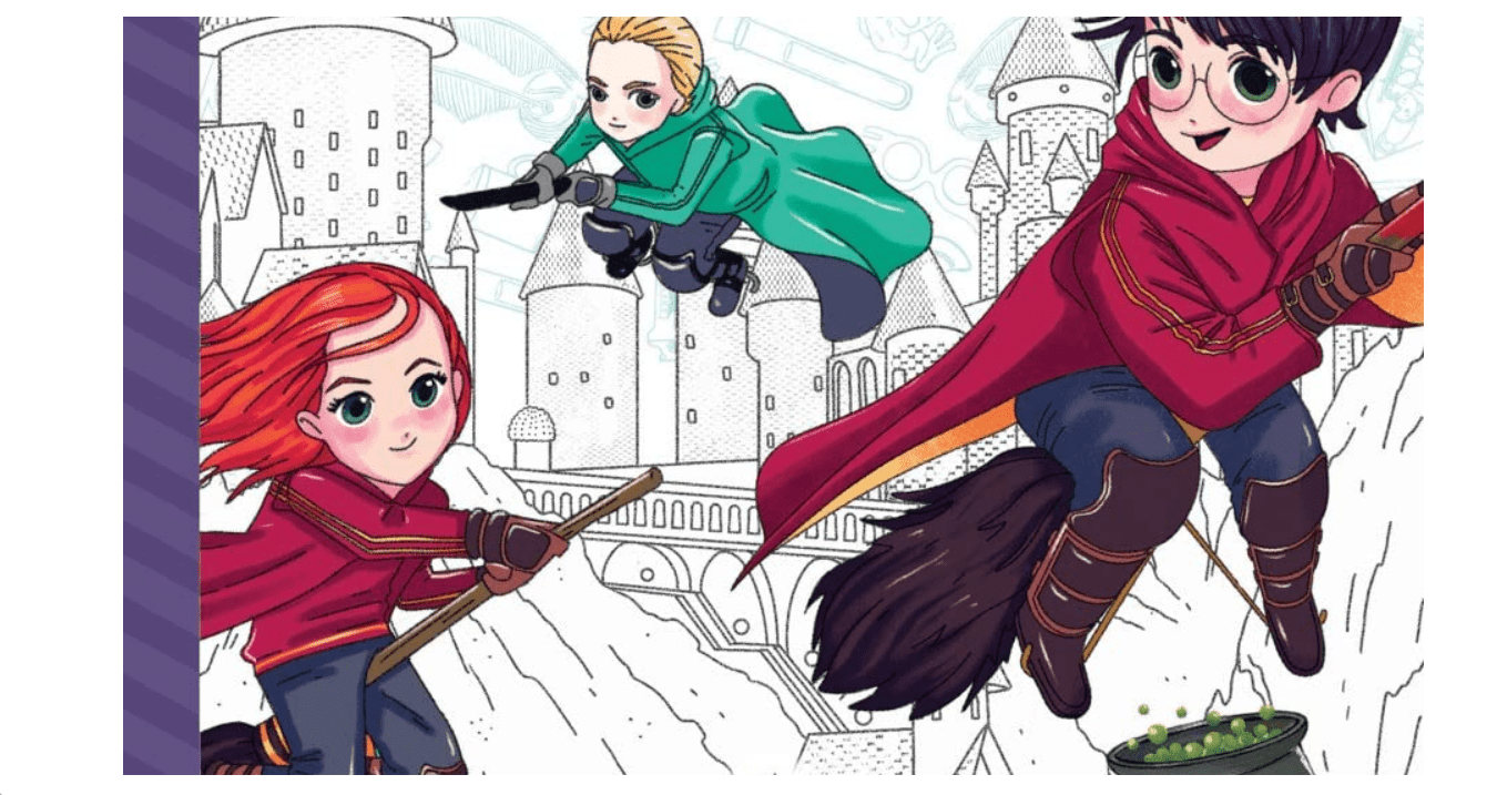 Magical Art Coloring Book (Harry Potter)