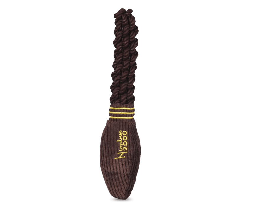 Harry Potter Nimbus 2000 Rope Dog Toy with Squeaker, 14 Inch | Plush broomstick design, durable rope construction, officially licensed Harry Potter product,...