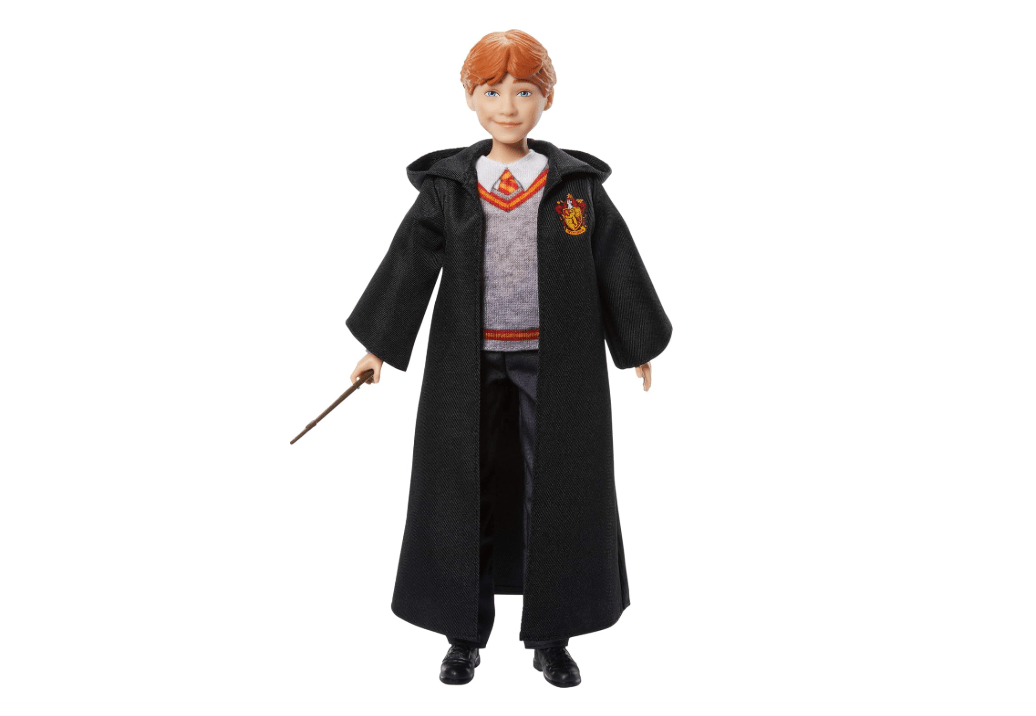 Mattel Harry Potter Toys, Ron Weasley Fashion Doll | Removable Signature Hogwarts Uniform With Wand Accessory, Inspired By The Movie