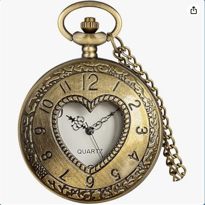 Vintage Pocket Watch with Chain for Men Necklace Watches for Women