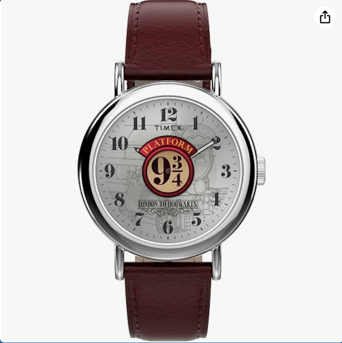 Timex Unisex Harry Potter x Weekender Platform 9 3/4 37mm Watch - Red Two- Piece Quick Release Silver-Tone Dial Silver-Tone Case