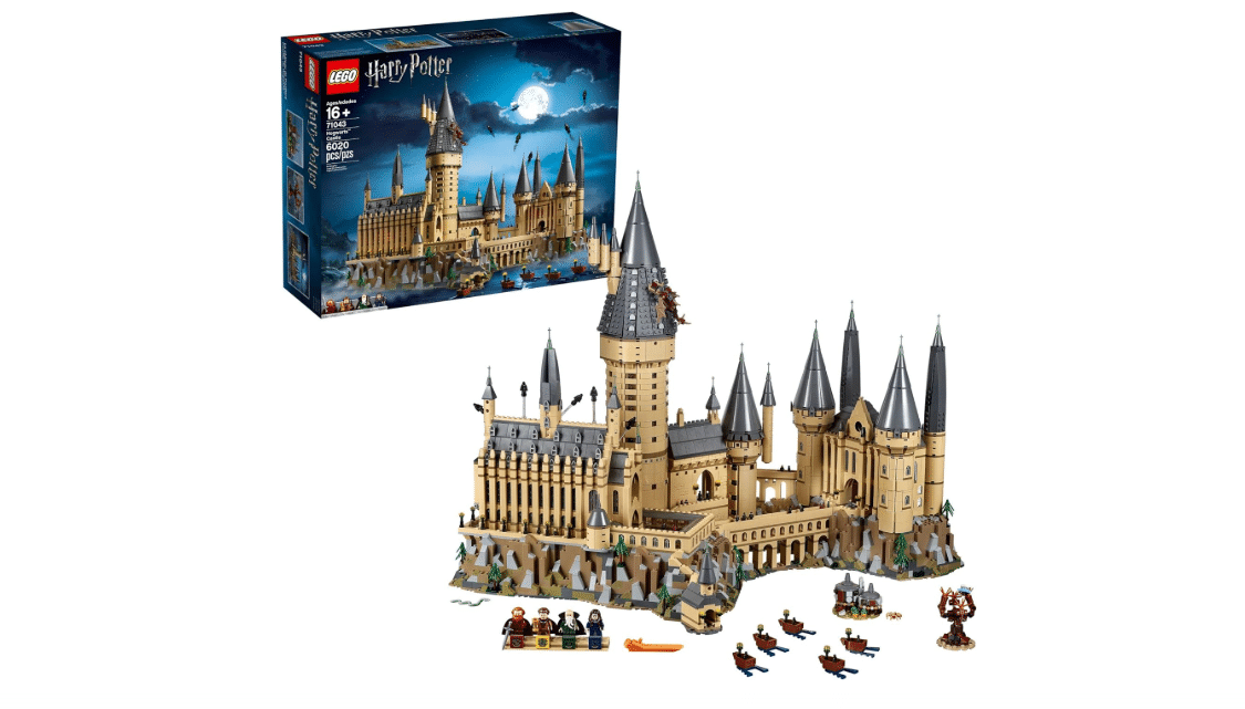 LEGO Harry Potter Hogwarts Castle 71043 Building Set - Model Kit with Minifigures, Featuring Wand, Boats, and Spider Figure, Gryffindor and Hufflepuff... 