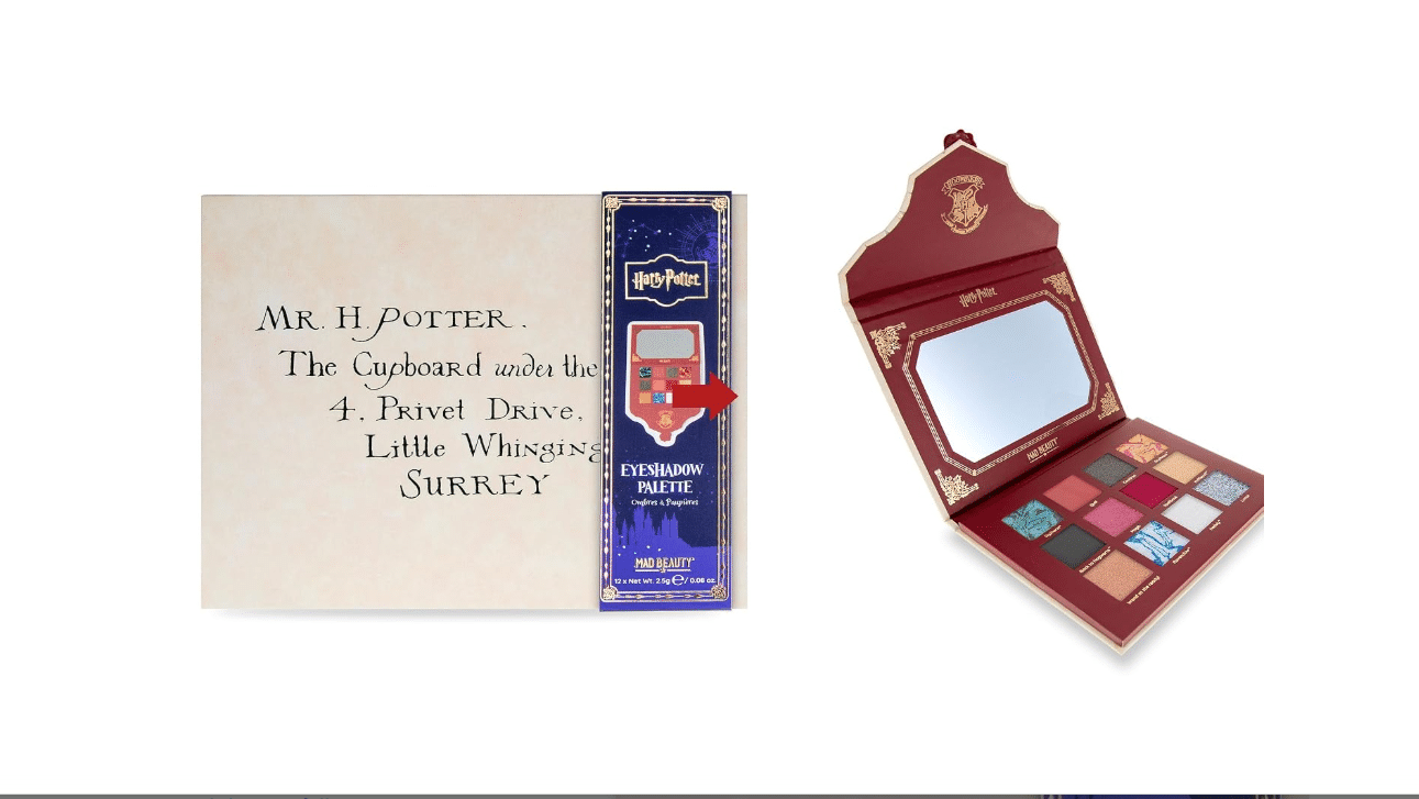 Harry Potter Eyeshadow Palette | Official Wizarding World Licensed Beauty Accessory | 12-shade Eyeshadow | Magical Gift for Teens, Adults & Harry Potter...