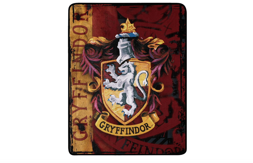 Northwest Harry Potter Micro Raschel Throw Blanket, Lightweight Breathable for Couch, Sofa, Cozy for All Seasons 46" x 60", Battle Flag