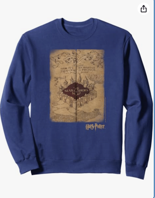 Harry Potter Marauder's Map Sweatshirt
