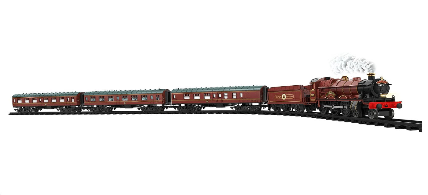 Lionel Hogwarts Express Battery O Gauge Train Set with Remote & Lights | Train Set, Remote, Lights, Sounds, Smoke, Bluetooth, Age 4+
