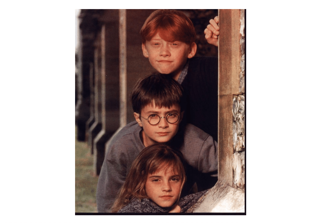 Rupert Grint Daniel Radcliffe And Emma Watson For Harry Potter And The Sorcerer'S Stone Photo Print (16 x 20) - Item # MVM50106 