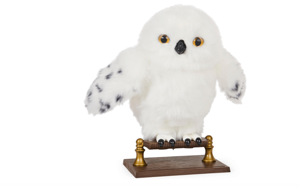 Wizarding World Harry Potter Enchanting Hedwig Interactive Owl, Ages 5+ | 15+ Sounds & Movements, Responds to Hogwarts Envelope, Imaginative Pretend...
