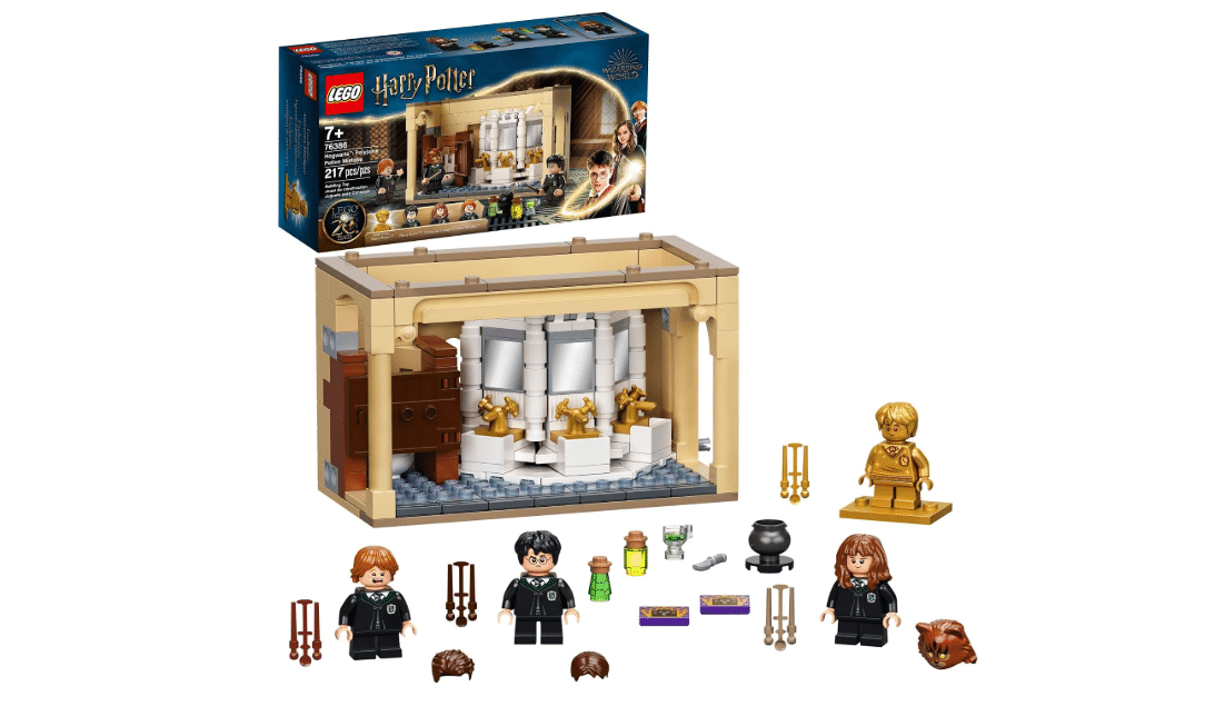 LEGO Harry Potter Hogwarts: Polyjuice Potion Mistake 76386 Moaning Myrtle's Bathroom with Ron Weasley and Hermione Grainger Minifigures, Gift Idea for...
