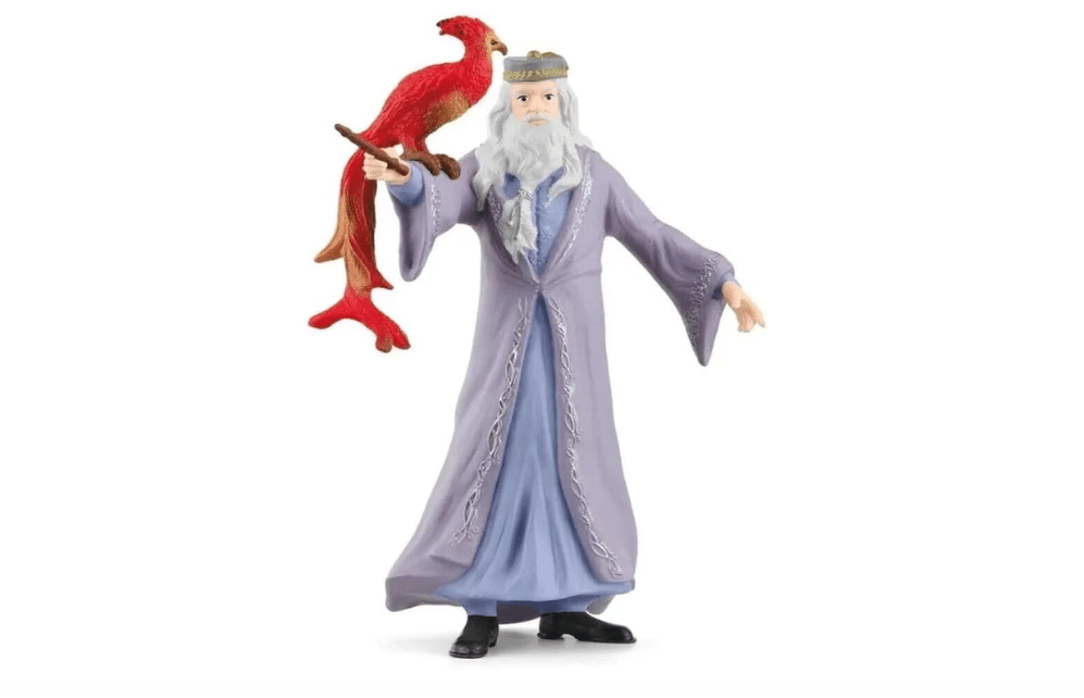 Schleich Harry Potter - 2Pc Albus Dumbledore & Fawkes | 42637 | Harry Potter Figurine, Wizarding World Figures,
